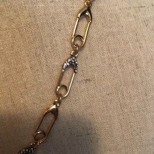 Stella & Dot Safety Pin Necklace